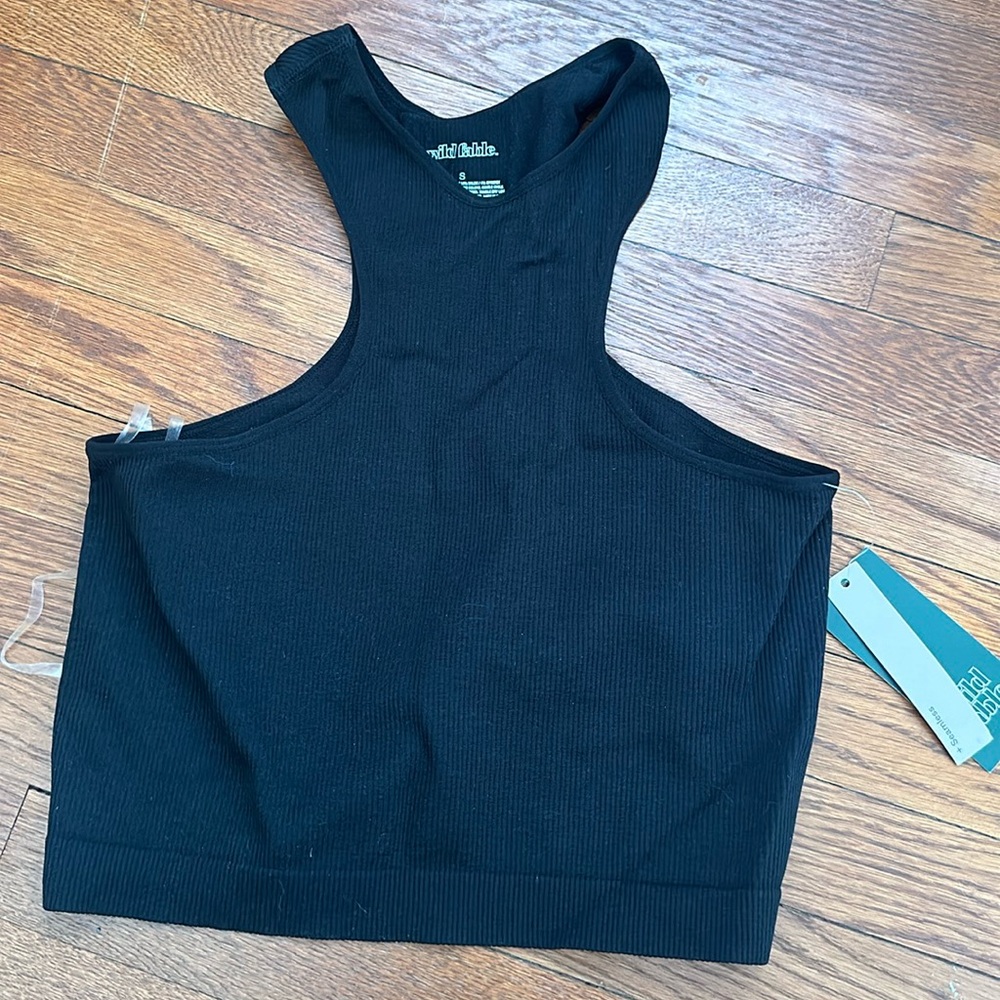 Target Black Crop Top Size Small